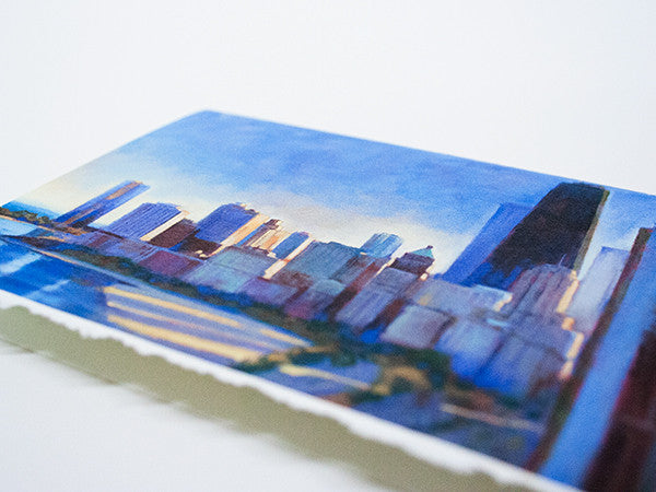 “Long Shadows on Lakeshore” – Greeting Card