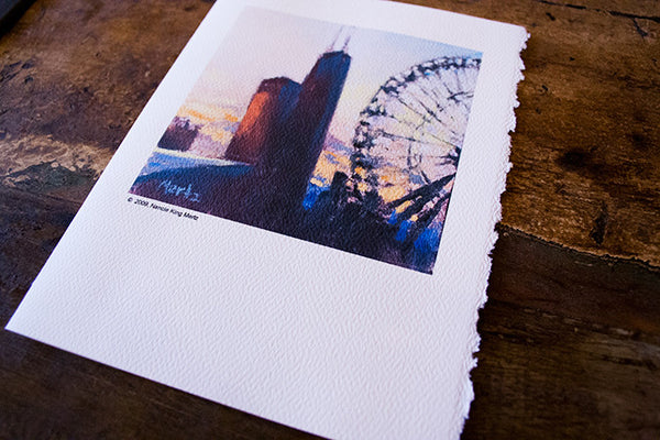 “Sky Shapes” Navy Pier – Greeting Card
