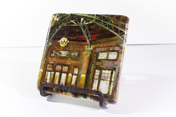"Early Arrivals" Marble Coaster of Chicago's