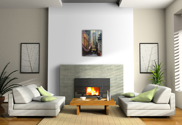 "LaSalle at Wacker" Giclee Print