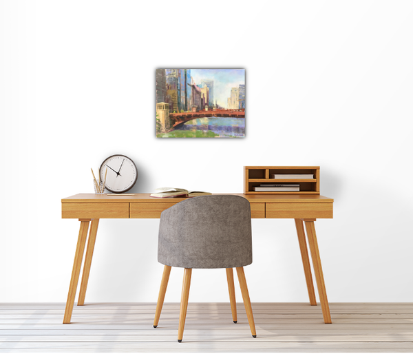 "West from Wabash" Giclee Print